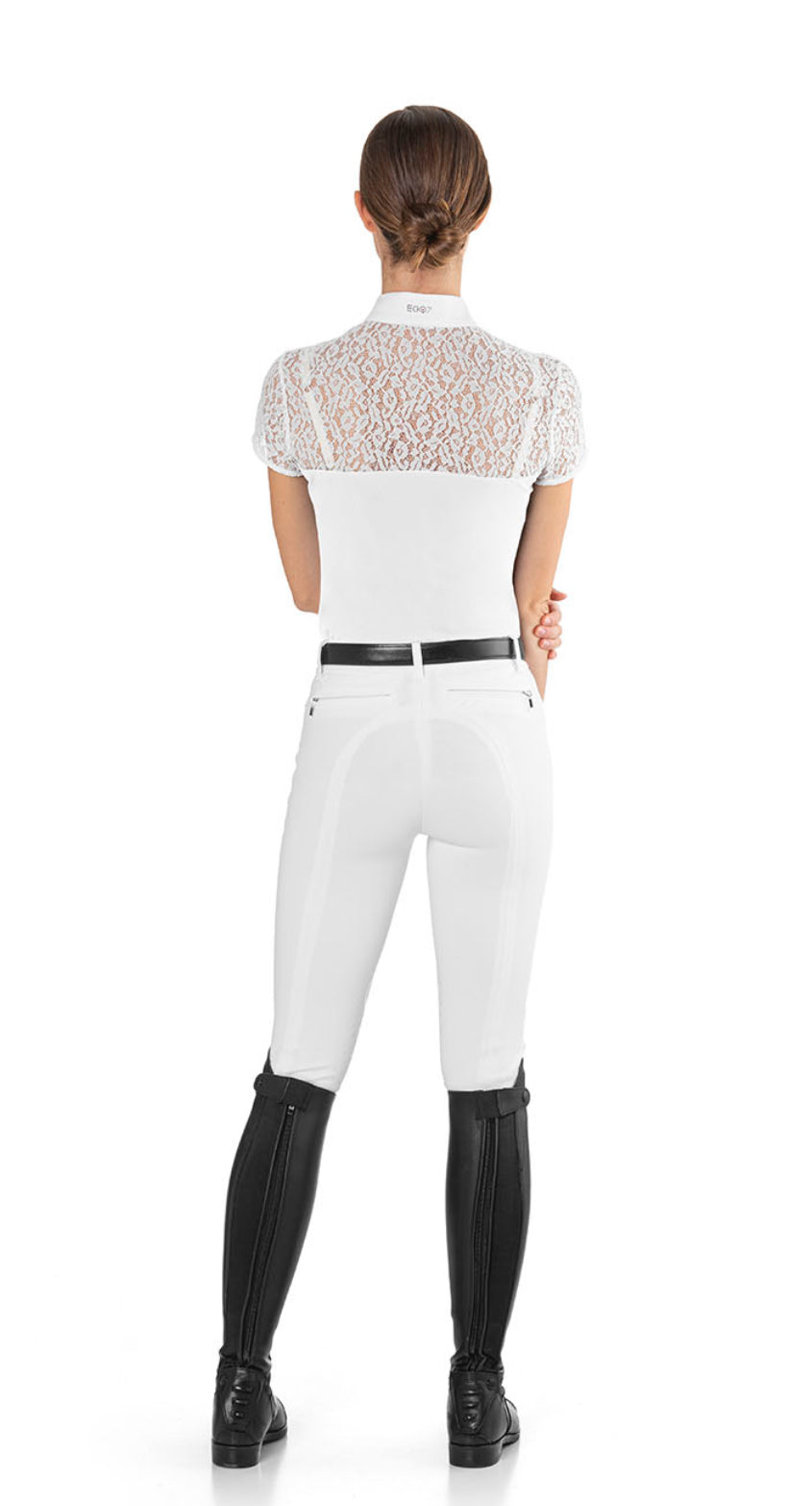 Ego 7 Show Shirt Florentine Short Sleeve in White