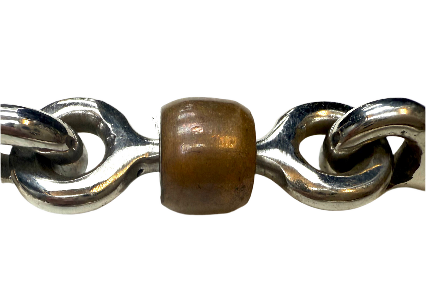 Bit Gag Nelson 2 Ring Waterford Ball with Copper Roller Avanti Italia Blue Iron
