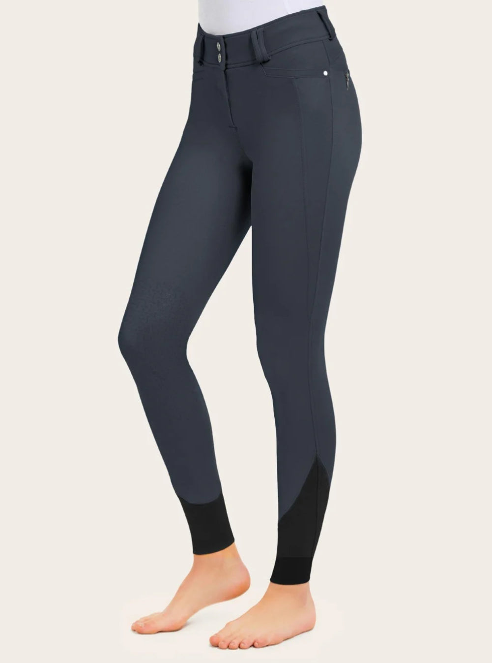 RJ Classic Hayden Silicone Knee Patch Ombré Blue Show Riding Breech