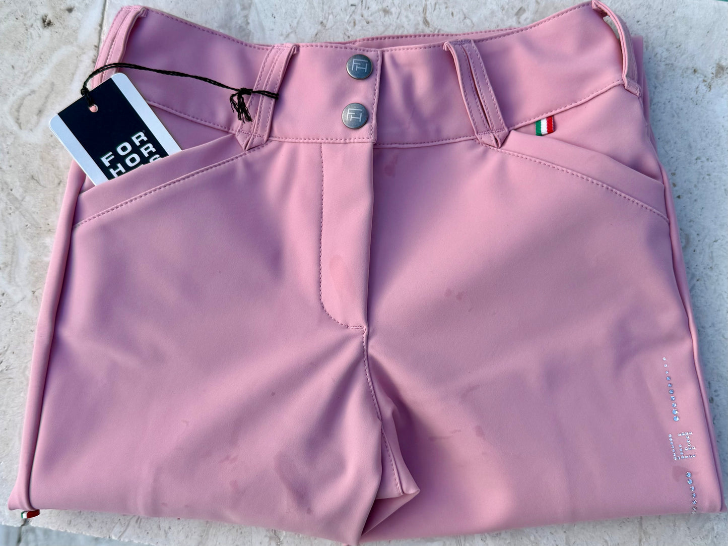For Horses Ennie Crystal Dusty Rose Ultra Move Breeches
