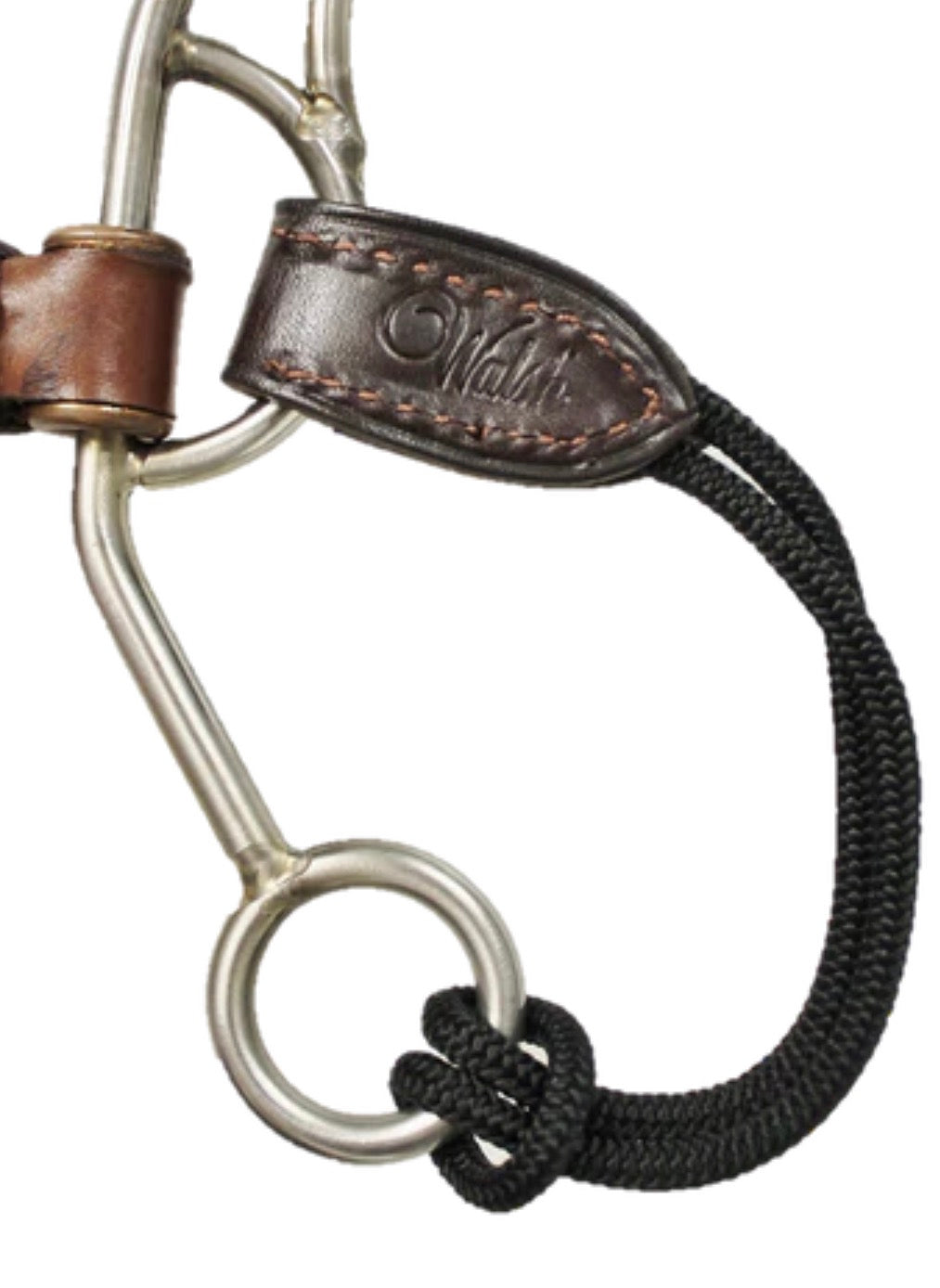 Pelham Bit Converter Brown Leather Made in USA 8114