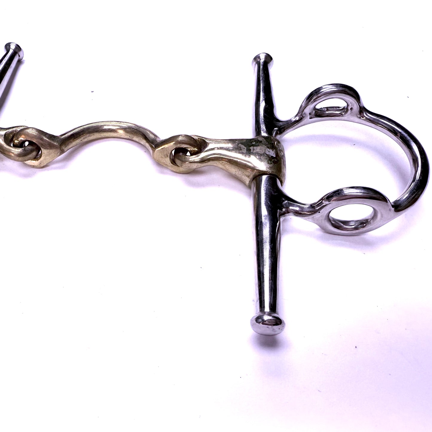 Bit Gag Full Cheek Avanti Italia Brass Medium Segundo