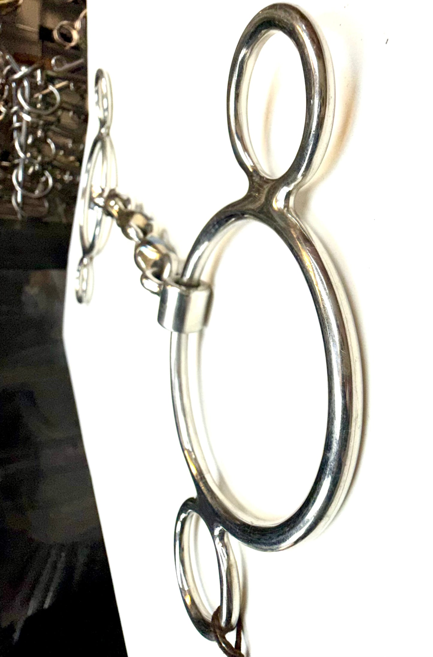 Bit Gag Nelson 2 Ring Waterford Ball Avanti Italia Blue Iron