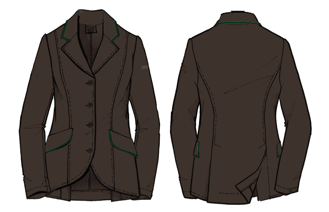 For Horses Women’s Cristina Show Coat - Custom