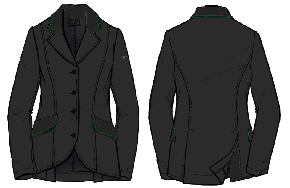 For Horses Women’s Cristina Show Coat - Custom