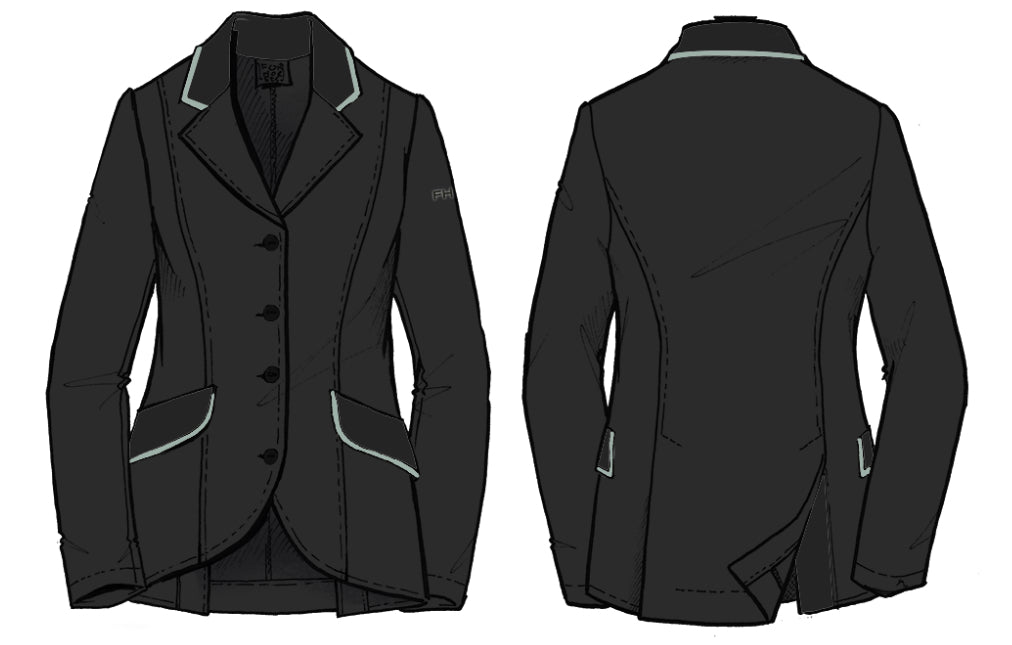 For Horses Women’s Cristina Show Coat - Custom