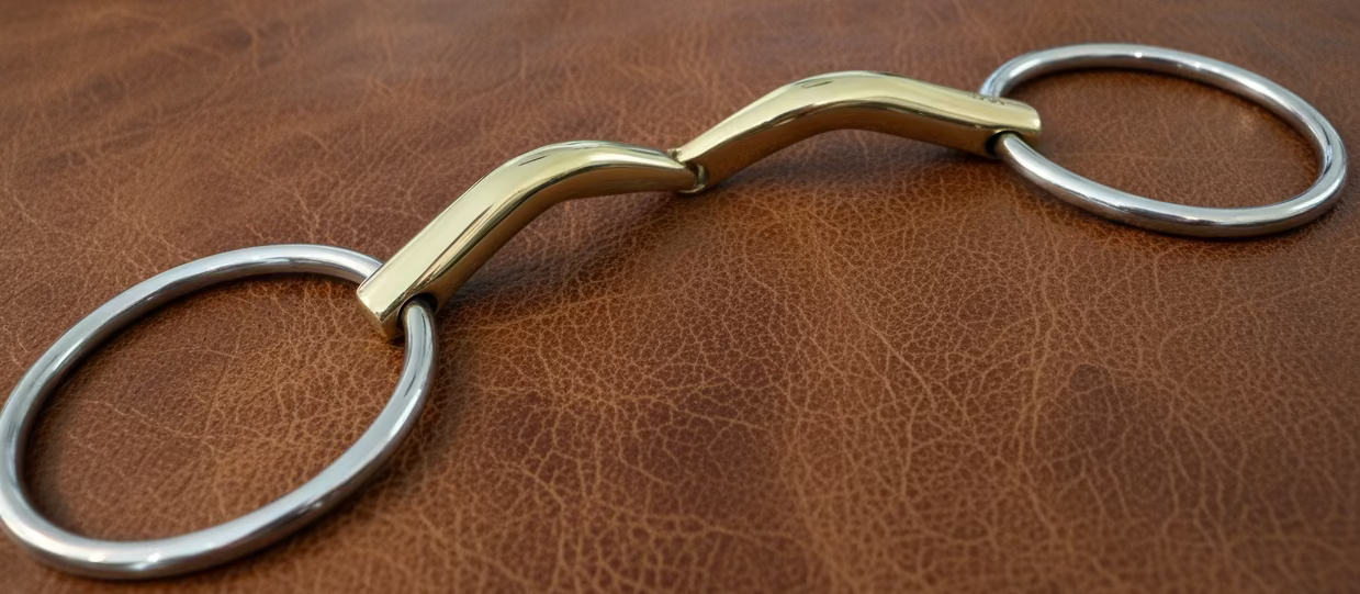 Bit Loose Ring Comfort Shaped Mouth Snaffle SquareHeavy Snaffle