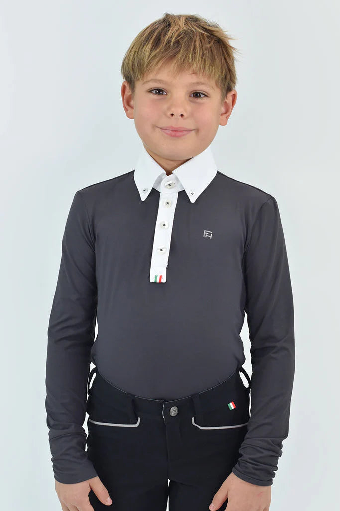 For Horses Toby LS LONG sleeve Silky Air Junior Shirt