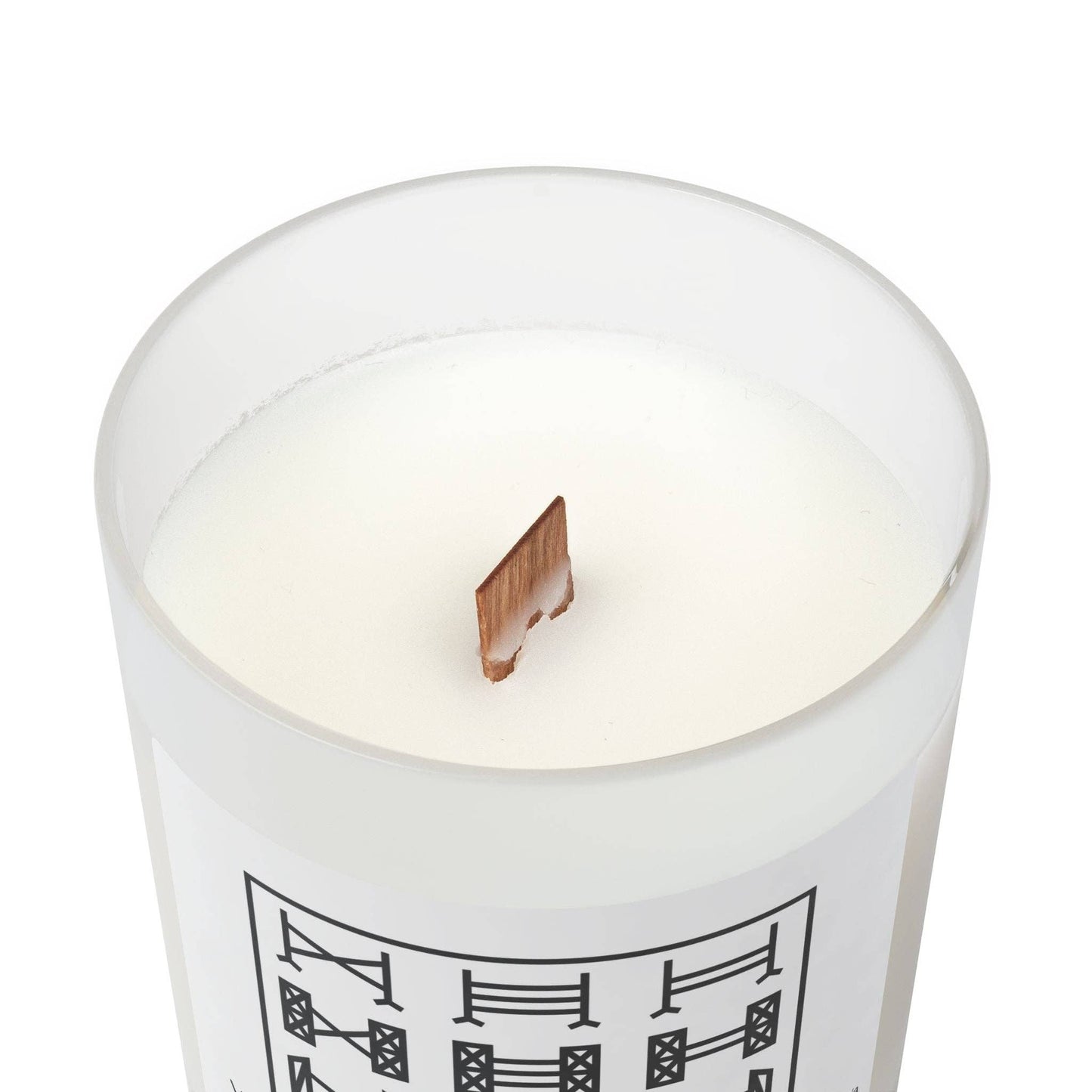 Frosted Glass Candle, 11oz - Escalated Quickly: Mango Coconut / 11oz