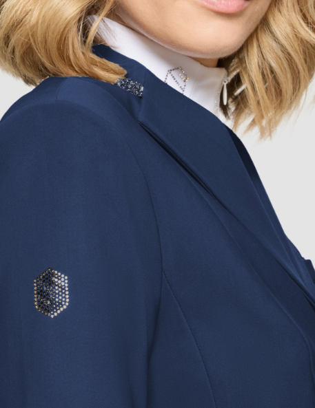 Samshield Ladies Victory Premium Show Coat - Regular & Tall - Sapphire Blue - SS26
