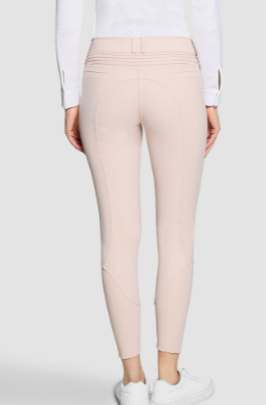 Samshield Ladies Chloe Metal Dots Mid Rise Knee Patch Breech Powder Pink SS26
