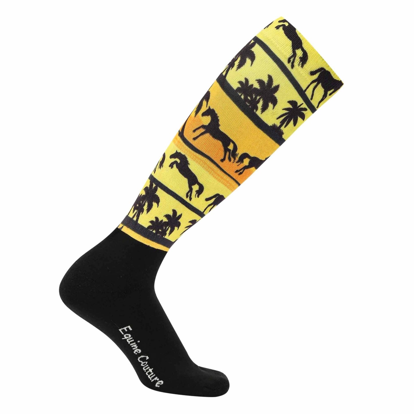 Equine Couture Ladies OTC Boot Socks- Ocala Sunrise: STD