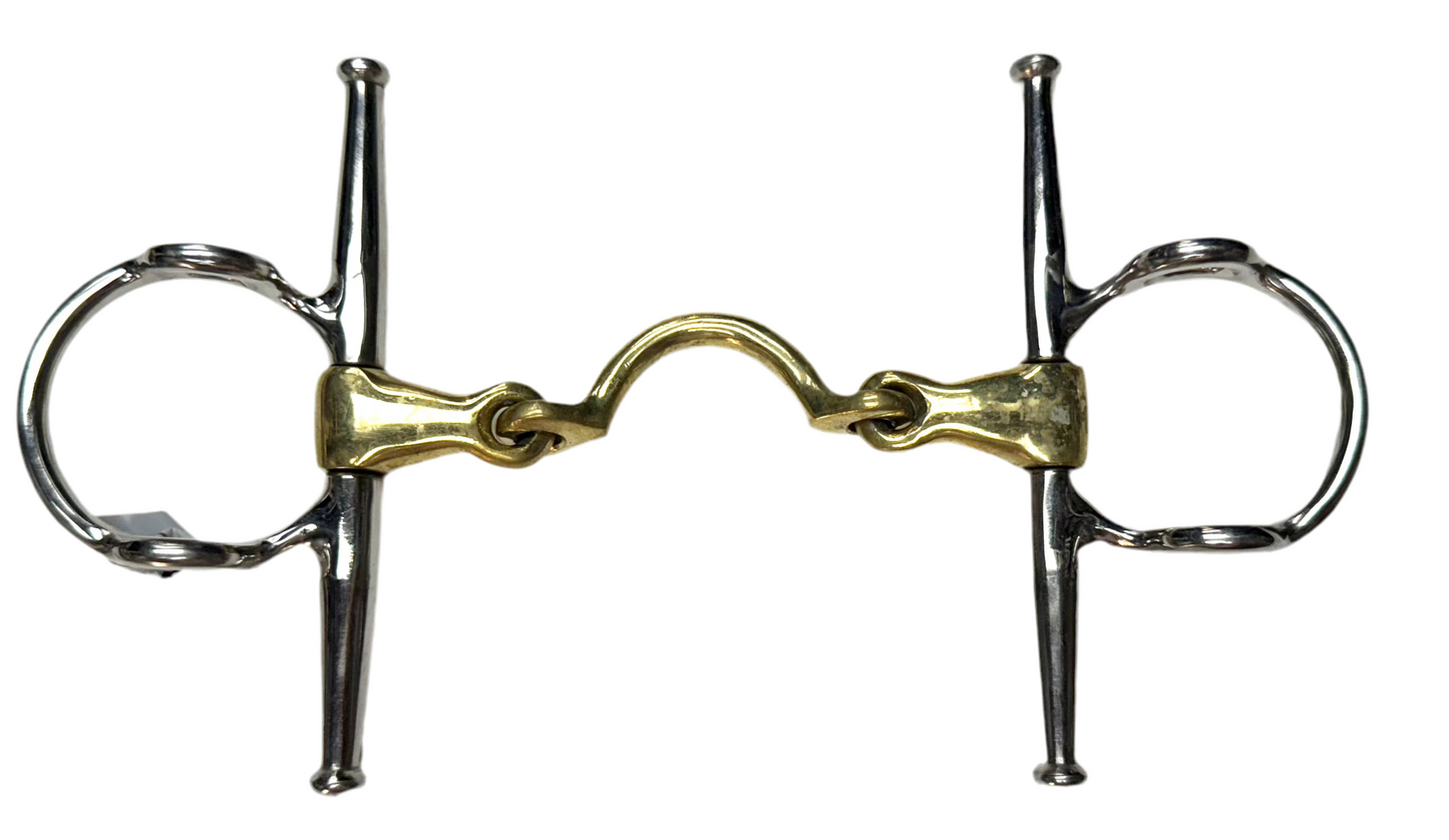 Bit Gag Full Cheek Avanti Italia Brass Medium Segundo