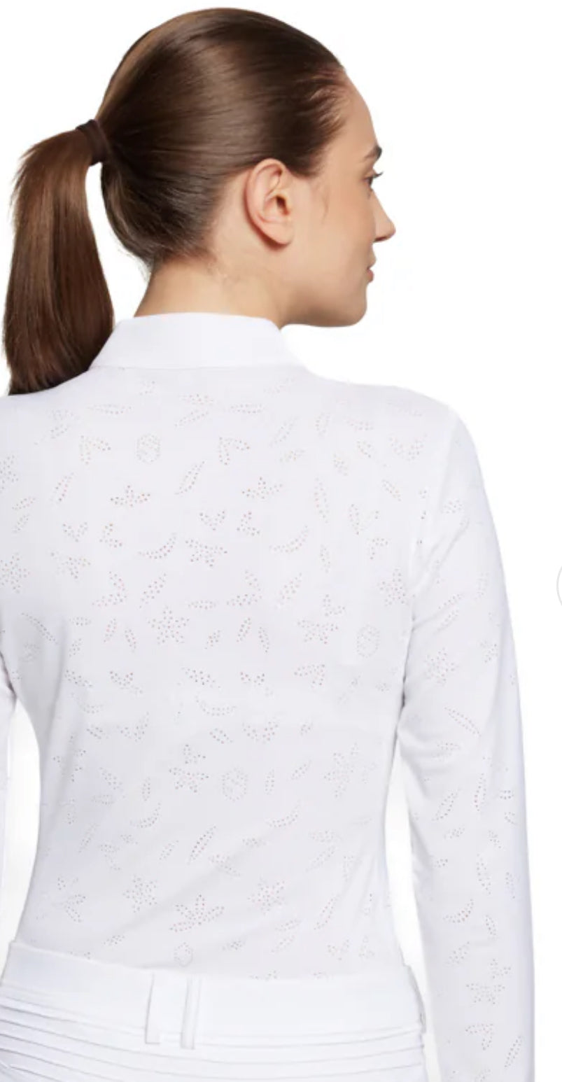 Samshield Ladies Show Shirt Long Sleeve Louison Air White p25