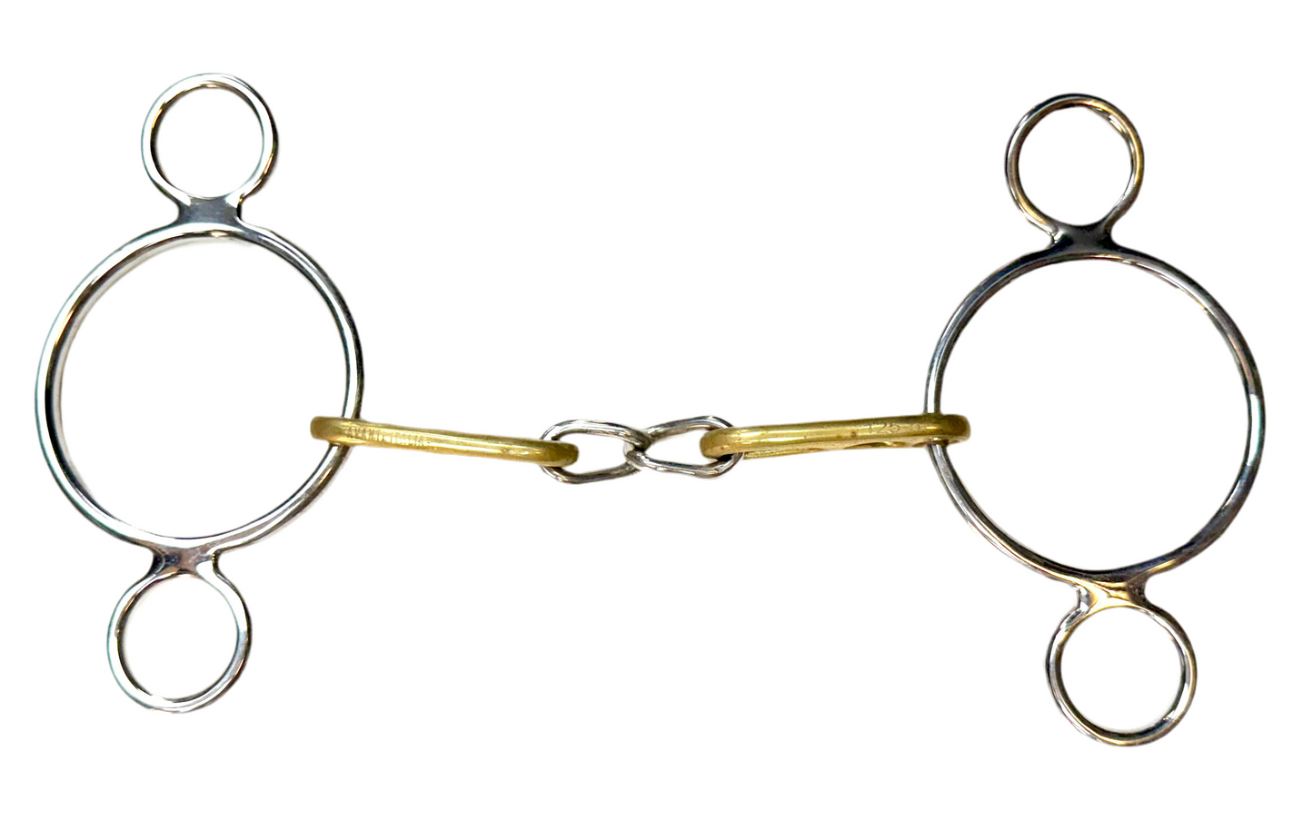 Bit Gag Nelson 2 Ring Custom Chain Snaffle Avanti Italia