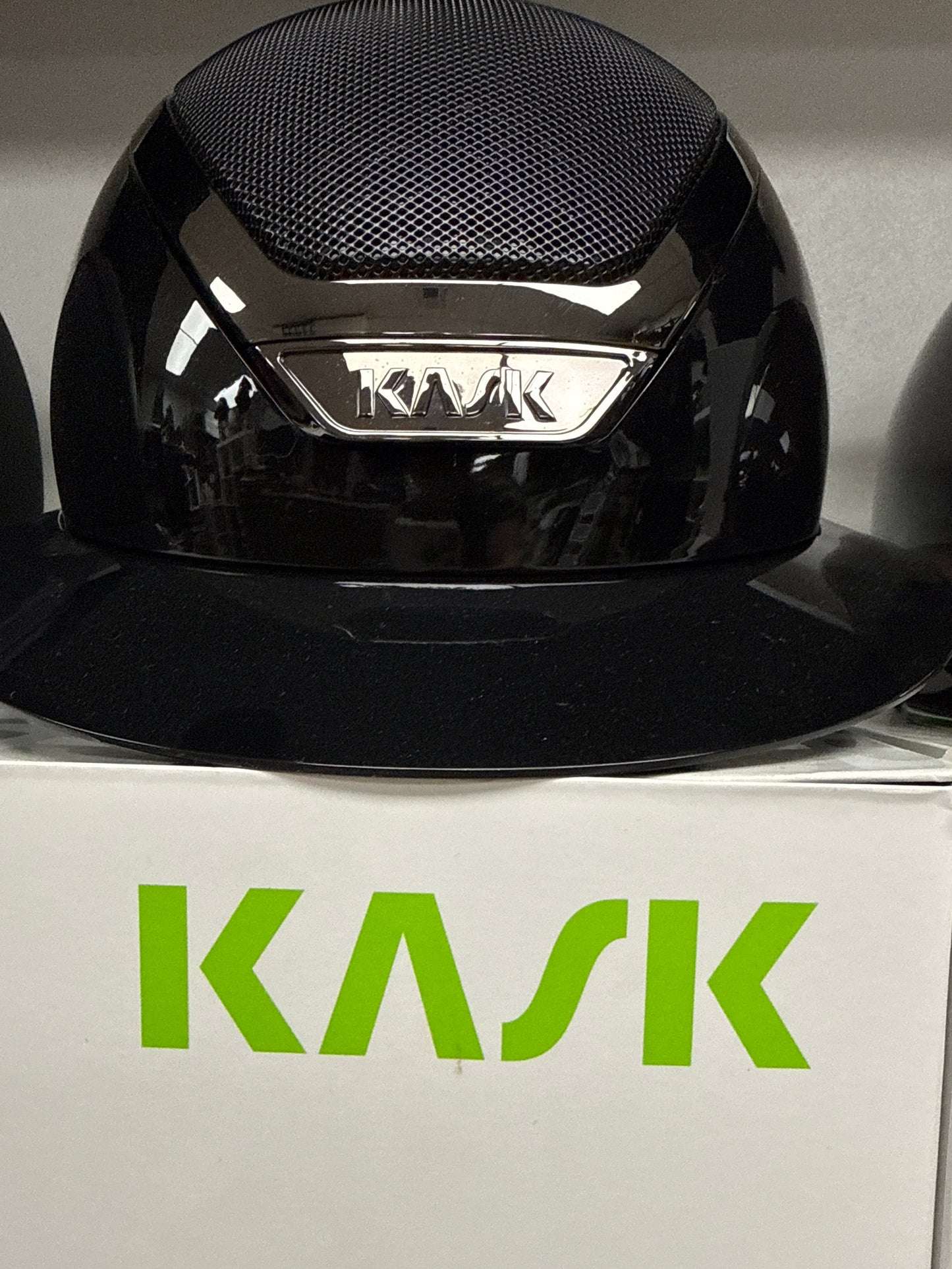 Kask Helmet Starlady - Stock Pure Shine Black Gloss w/ Black Chrome Frame Stock