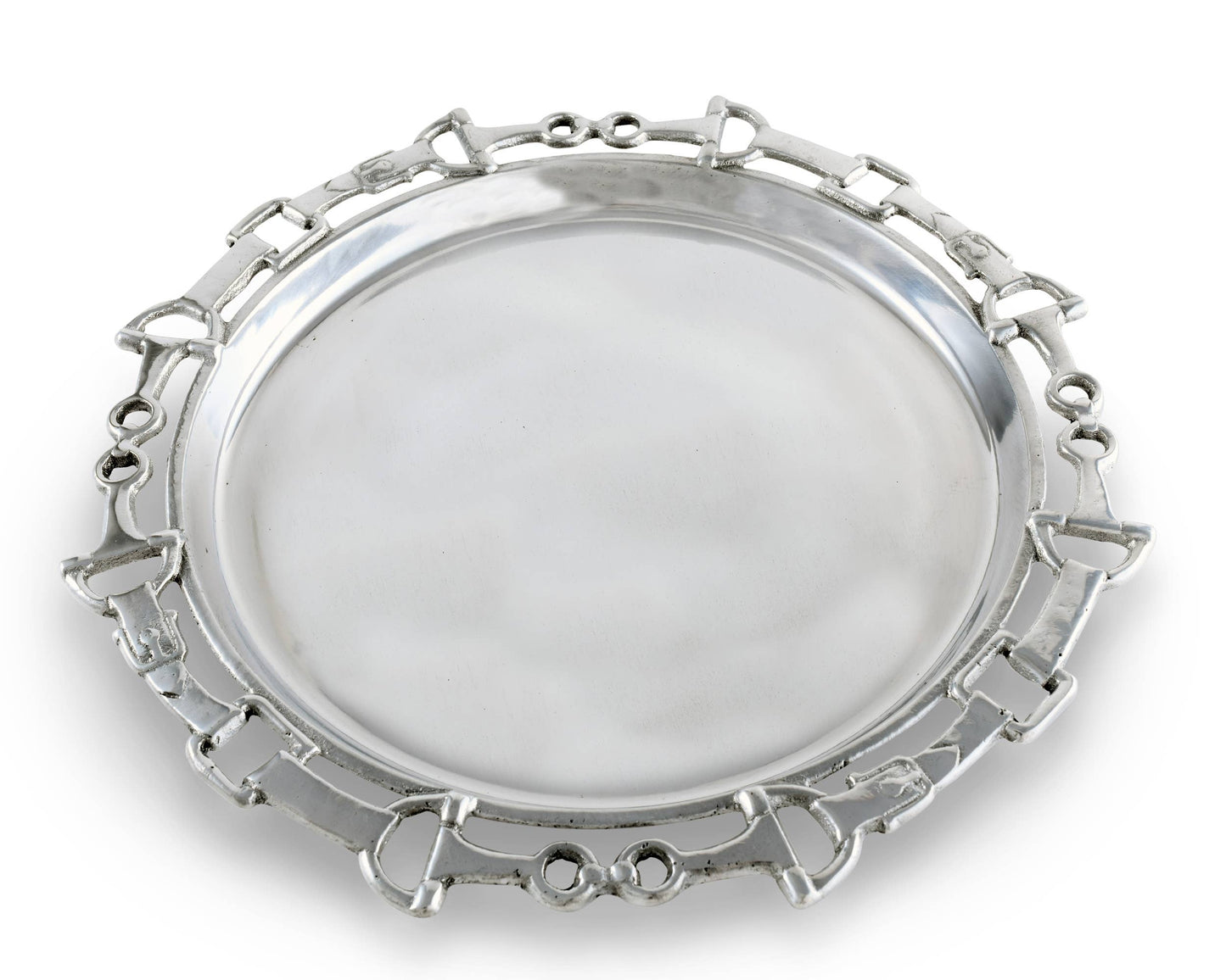 Equestrian Round Tray 12