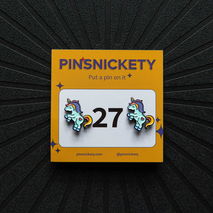 Flying Unicorn Saddle Pad Pins