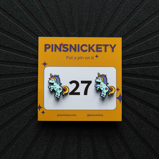 Flying Unicorn Saddle Pad Pins