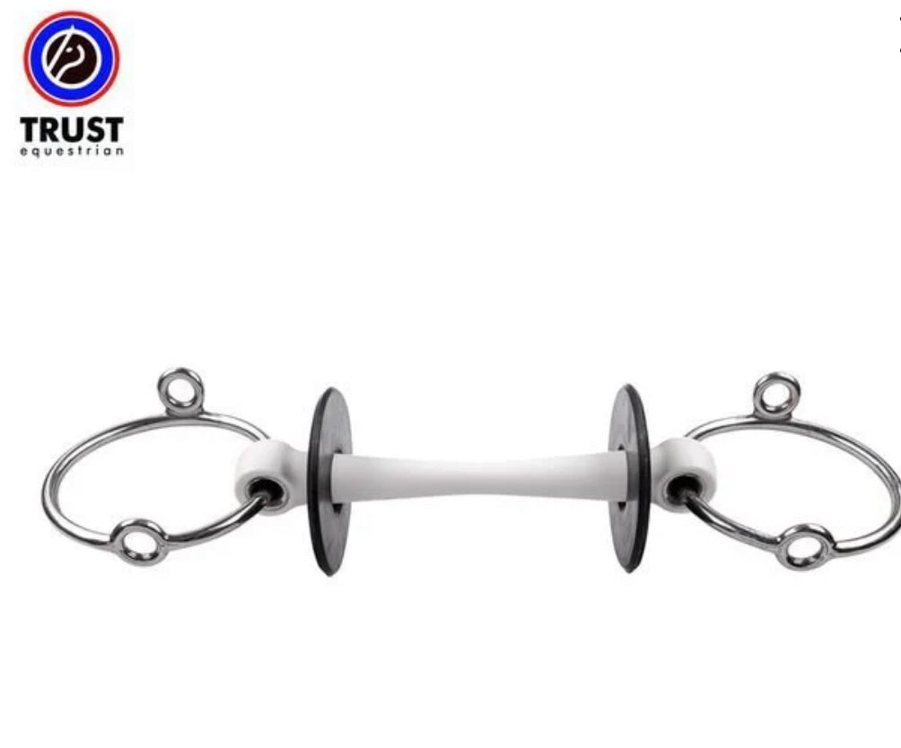 Bit Gag Loose Ring Trust Bit Cheek Flexible Sensi Flex Rubber