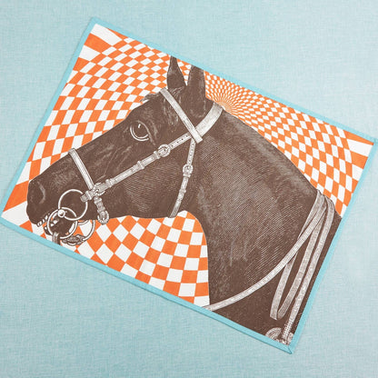 EQUUS OPTIC TEA TOWEL