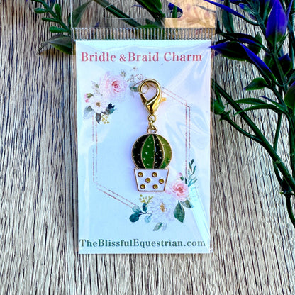 Bridle Braid Charms: Cactus