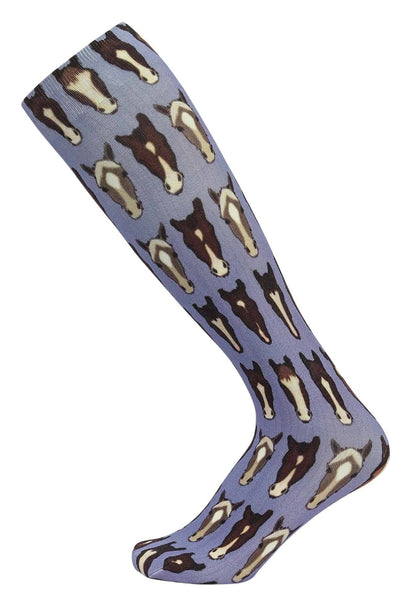 AWST Int'l Look A Head Socks: Purple / STD