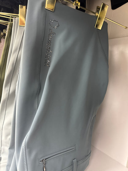 Samshield Ladies Adele Mid Rise Breech Stormy Sea with Swarovski Crystal Detail