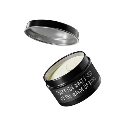 Tin Candles - Warm Up Ring: Gold / Vanilla Bean / 4oz
