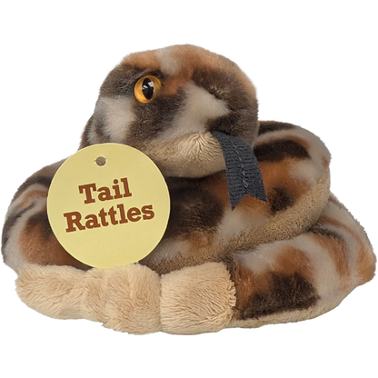 Ziggy the Canned Rattlesnake Stuffed Plush w/Funny Jokes: Regular Lid