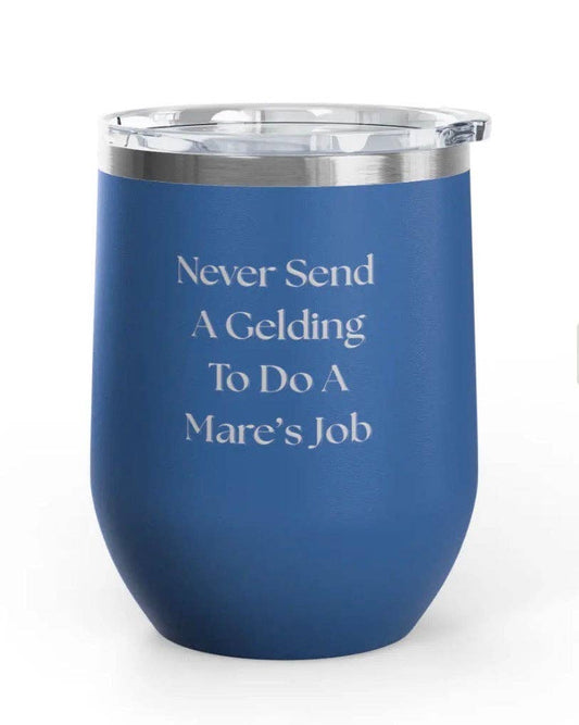 Wine Tumblers, 12 oz. - Gelding/Mare - Engraved