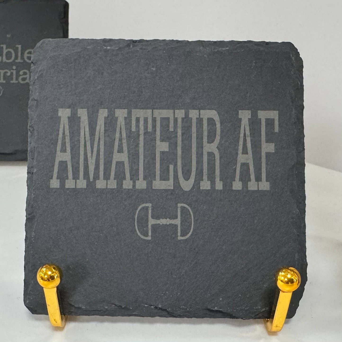 Amateur AF Slate Coasters