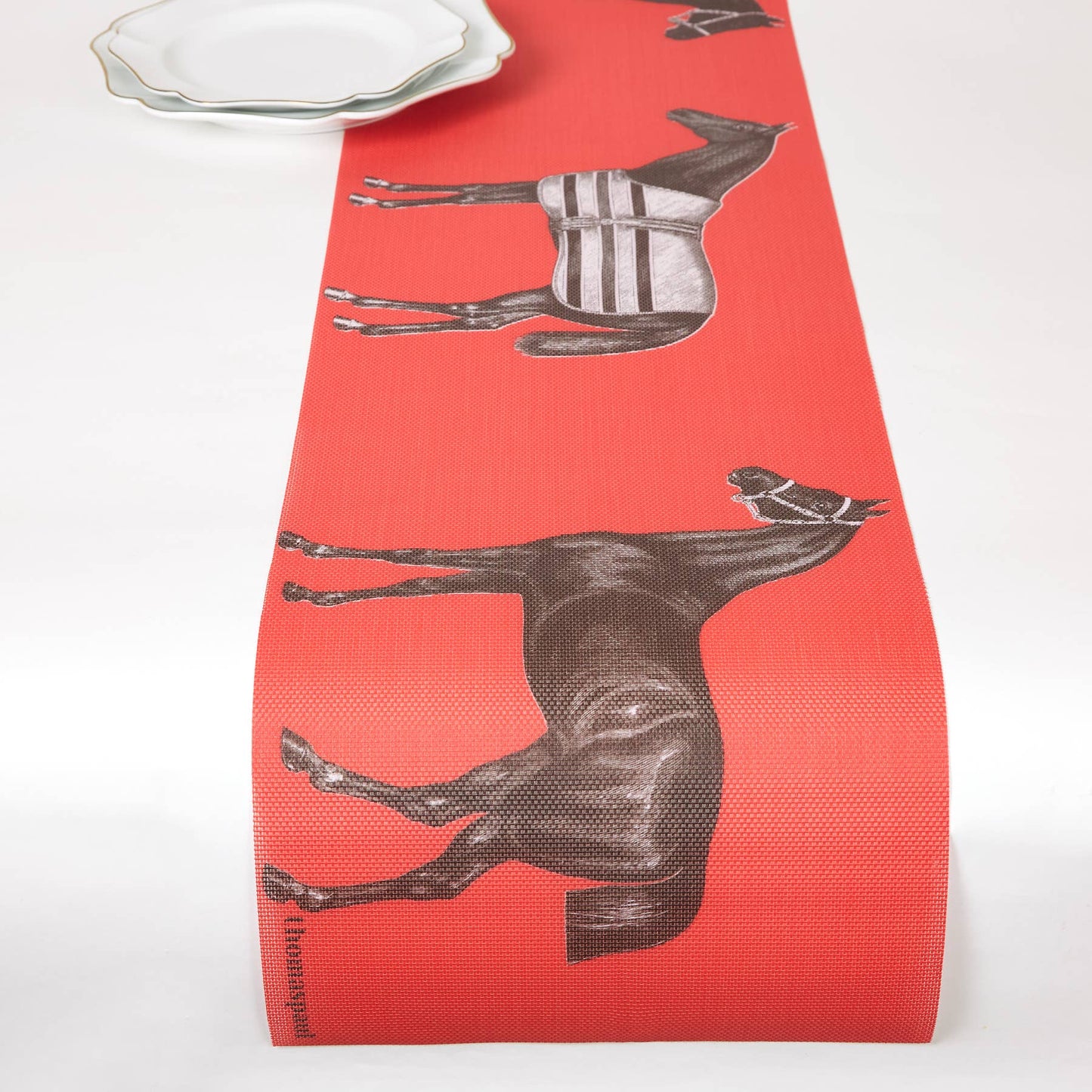 EQUESTRIAN VINYL TABLE RUNNER