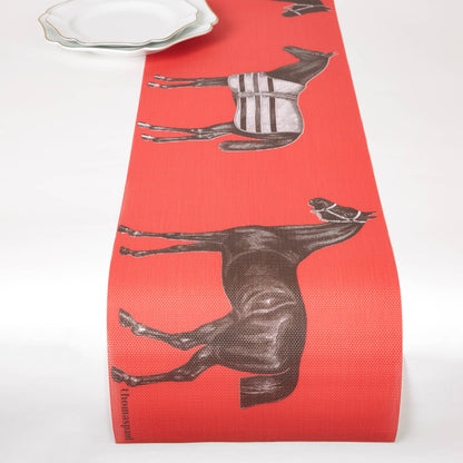 EQUESTRIAN VINYL TABLE RUNNER