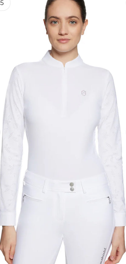 Samshield Ladies Show Shirt Long Sleeve Louison Air White p25