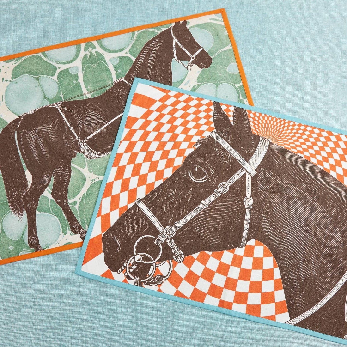 EQUUS OPTIC TEA TOWEL