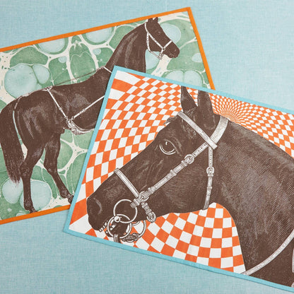 EQUUS OPTIC TEA TOWEL