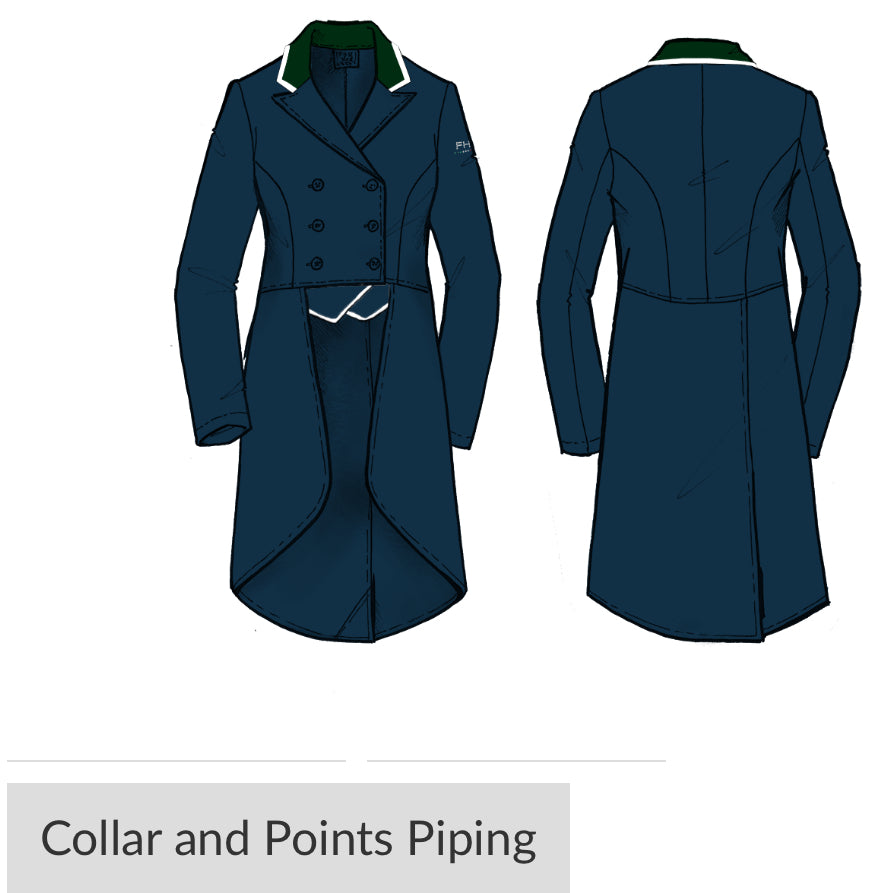 For Horses Brand Jenni Shadbelly Tailcoat Custom & In stock