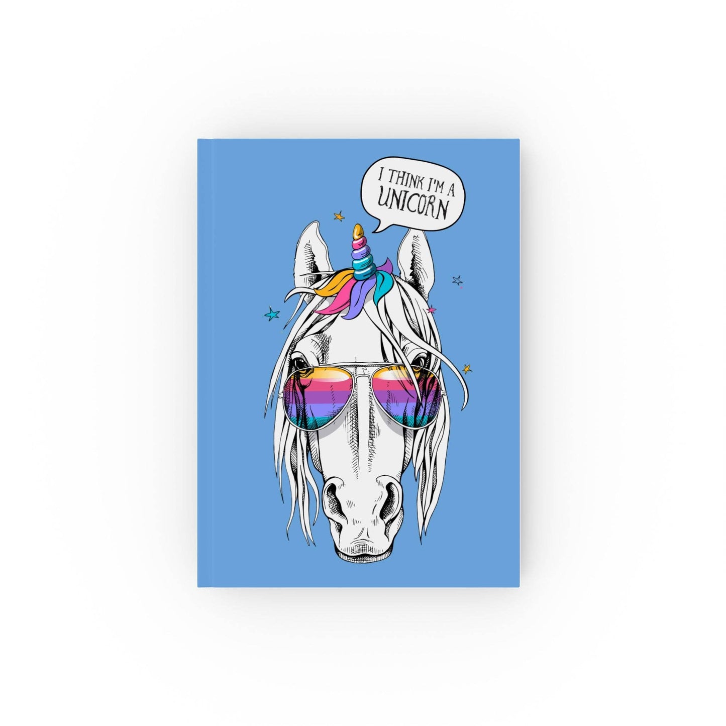 Hard Backed Journal - Unicorn: Blank / 5.2" x 7.4"