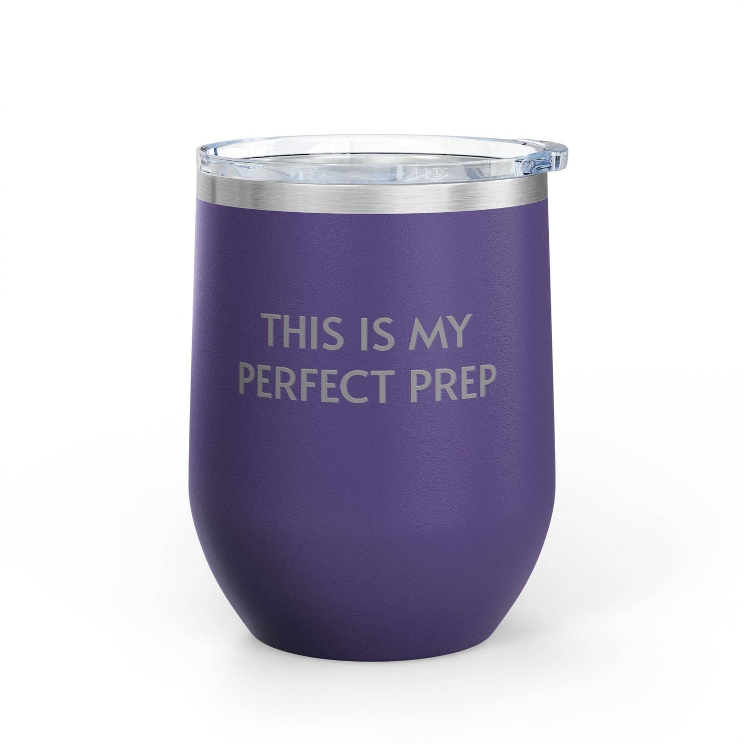 Wine Tumbler, 12oz - Perfect Prep: Black / 12oz