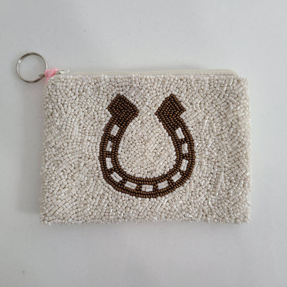 SCP-1611 - Beaded Elegance Women's Coin Purse: Teal