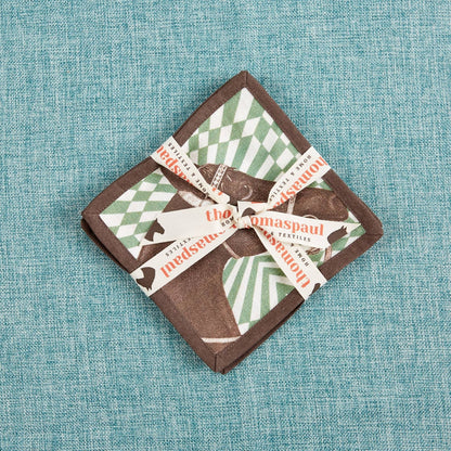 EQUUS OPTIC COCKTAIL NAPKINS SET/4