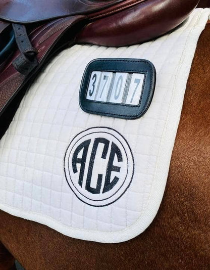 Bridle Competition Numbers PRO4MANCE | # I.D. - Black (Qty. 2, 4-digit)