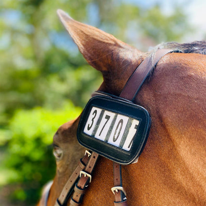Bridle Competition Numbers PRO4MANCE | # I.D. - Black (Qty. 2, 4-digit)