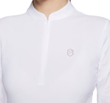 Samshield Ladies Show Shirt Long Sleeve Louison Air White p25