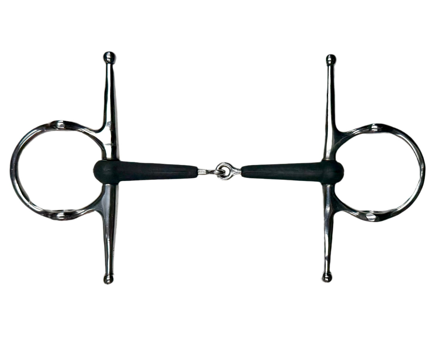 Bit Gag Full Cheek Abbey England Rubber Snaffle