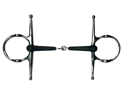 Bit Gag Full Cheek Abbey England Rubber Snaffle