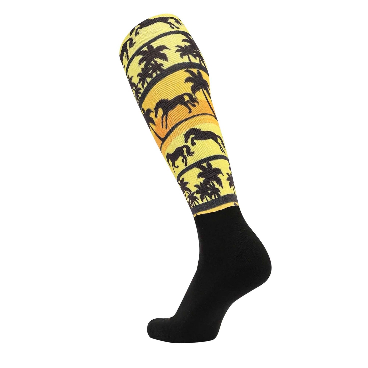 Equine Couture Ladies OTC Boot Socks- Ocala Sunrise: STD