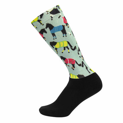 Equine Couture Children'S OTC Boot Socks- All Bundled Up: STD