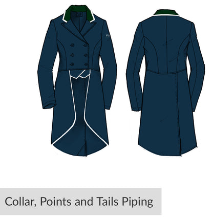 For Horses Brand Jenni Shadbelly Tailcoat Custom & In stock
